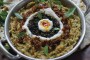 خوراک بادمجان با گردو و نعناع ( EGGPLANT,MINT + WALNUT SPREAD )