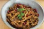 خوراک بادمجان و انار ( EGGPLANT + POMEGRANATE SPREAD )